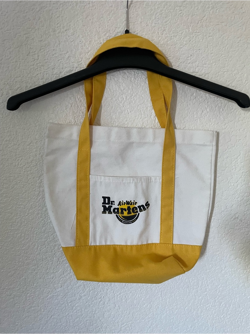 Dr. Martens Mini Canvas Tote Bag Black Logo